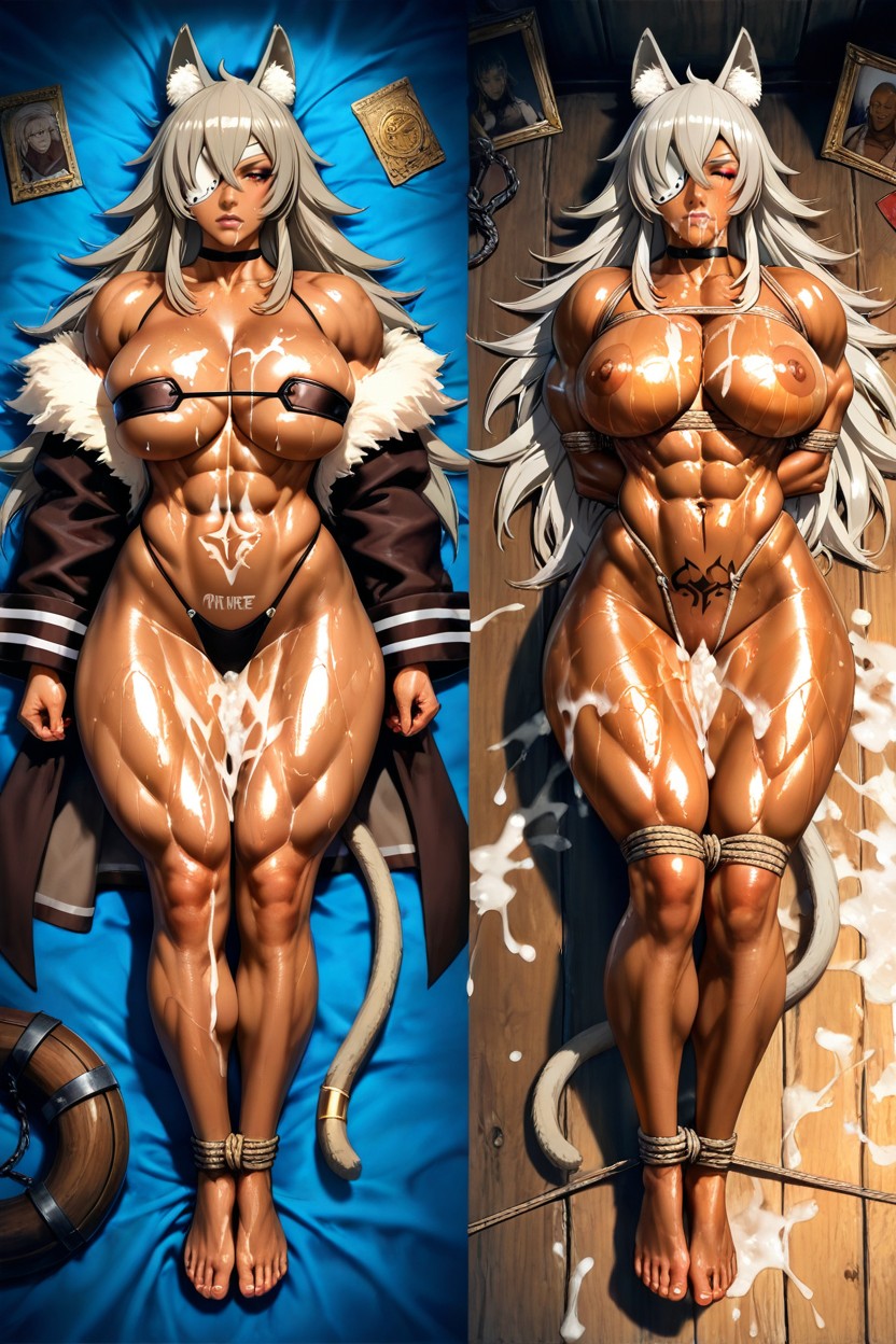 Cum In Pussy, Oiled Face, Extreme Bukkake AI Porn