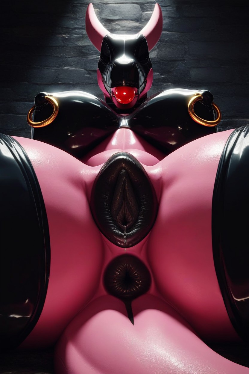 Large Ass, Oversized Pussy, Dinosaur Cloaca Furry AI Porn