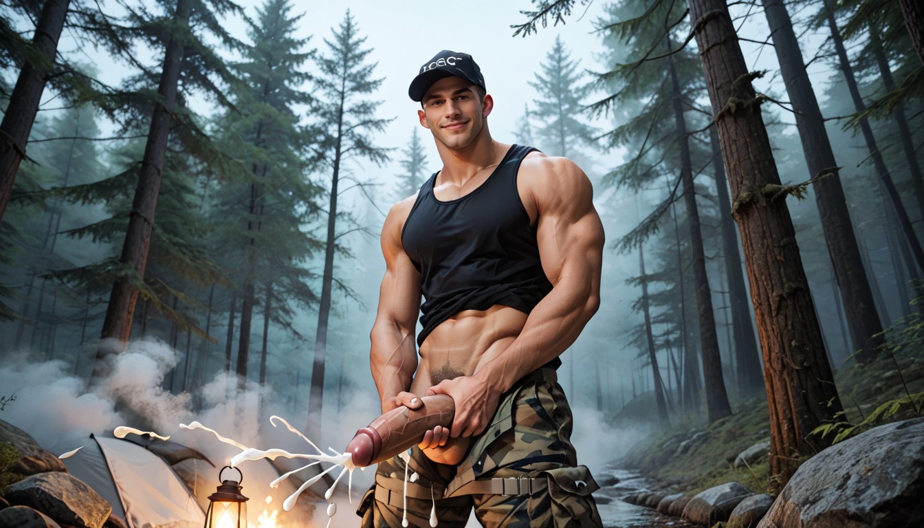 Gigantic, Smiling, Electricity Powers AI Gay Porn