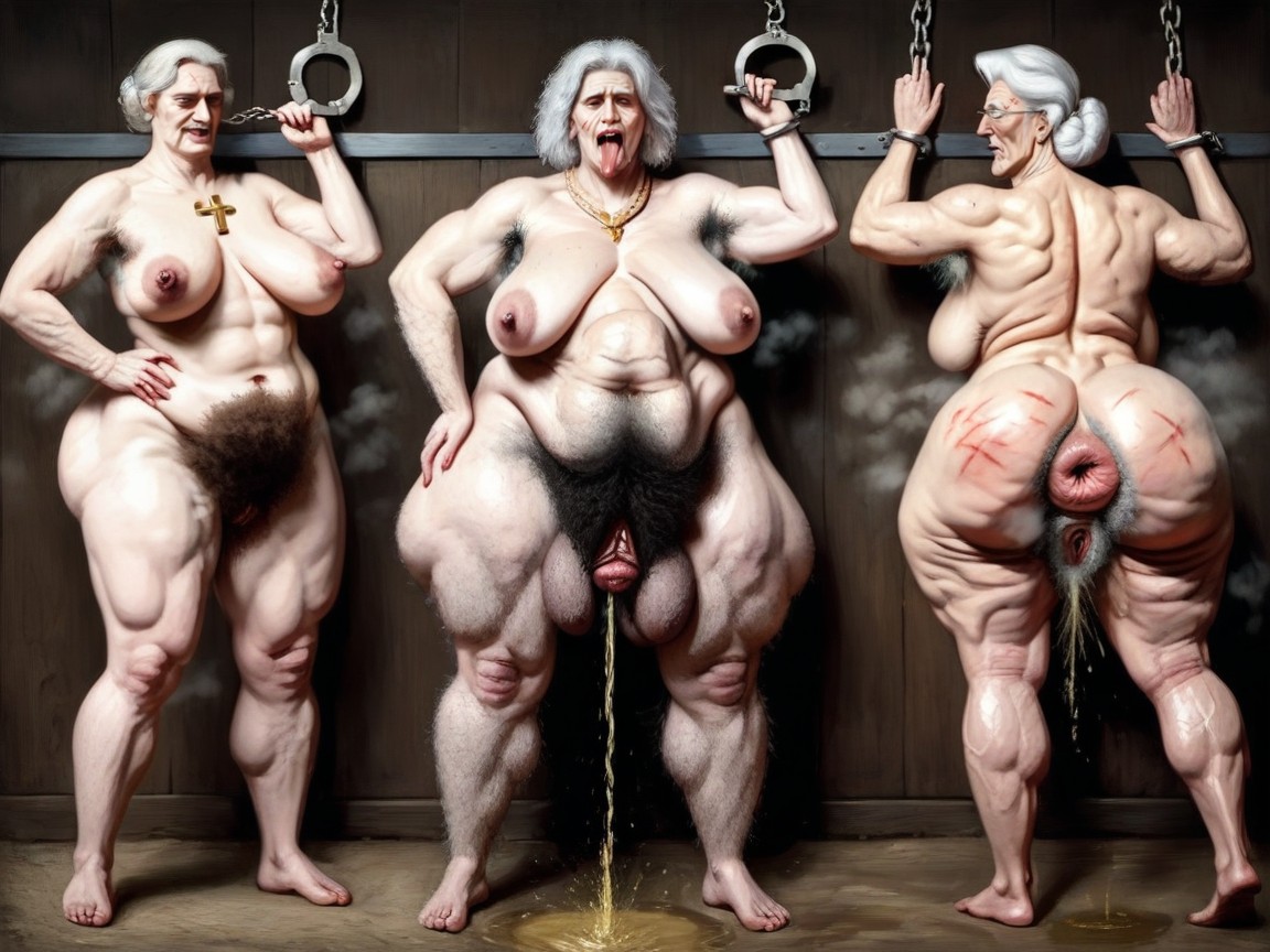 60+, Ahegao, Detailed AI Porn