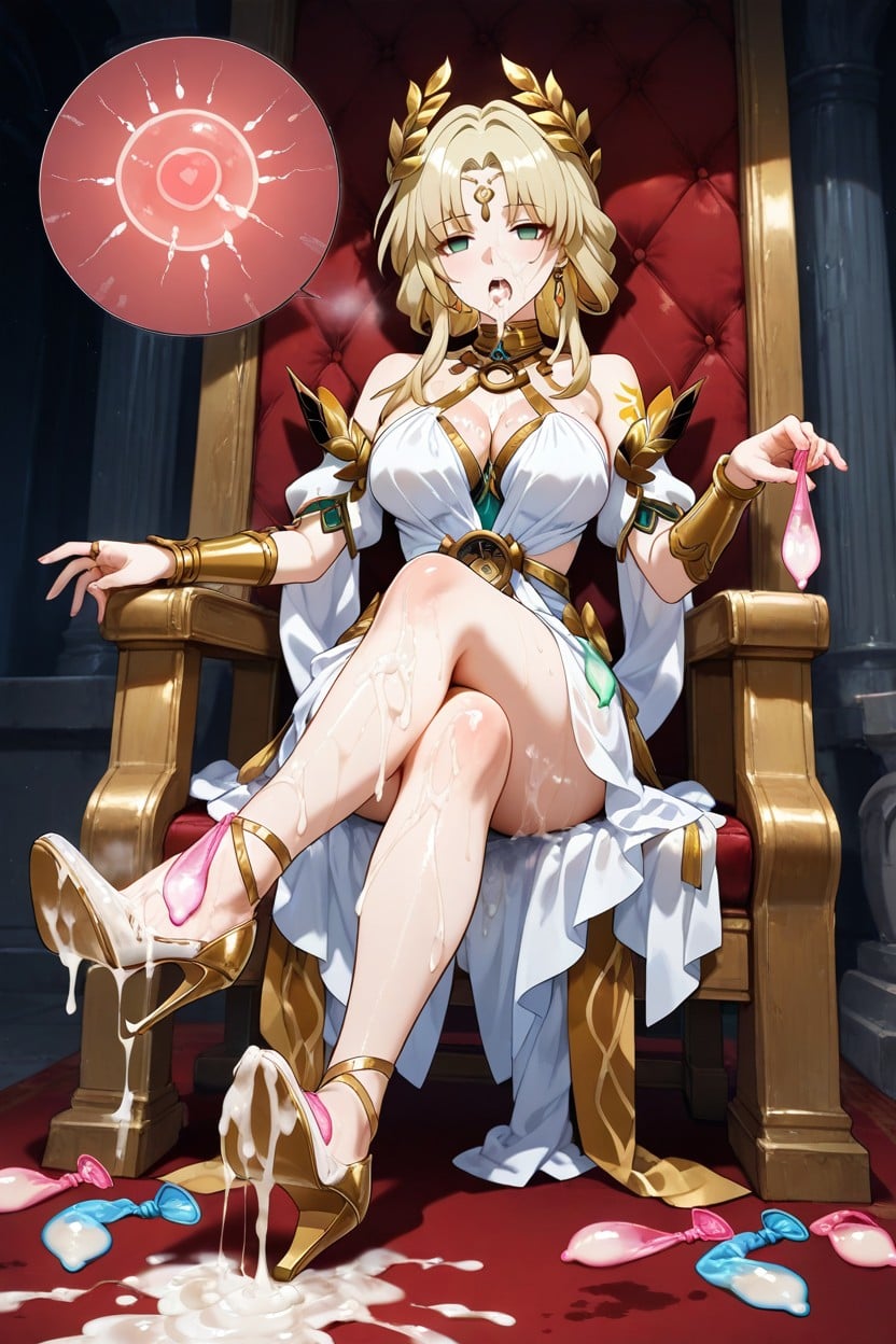 Used Condom Waistband, Cum On Shoes, Laurel Crown Hentai AI Porn