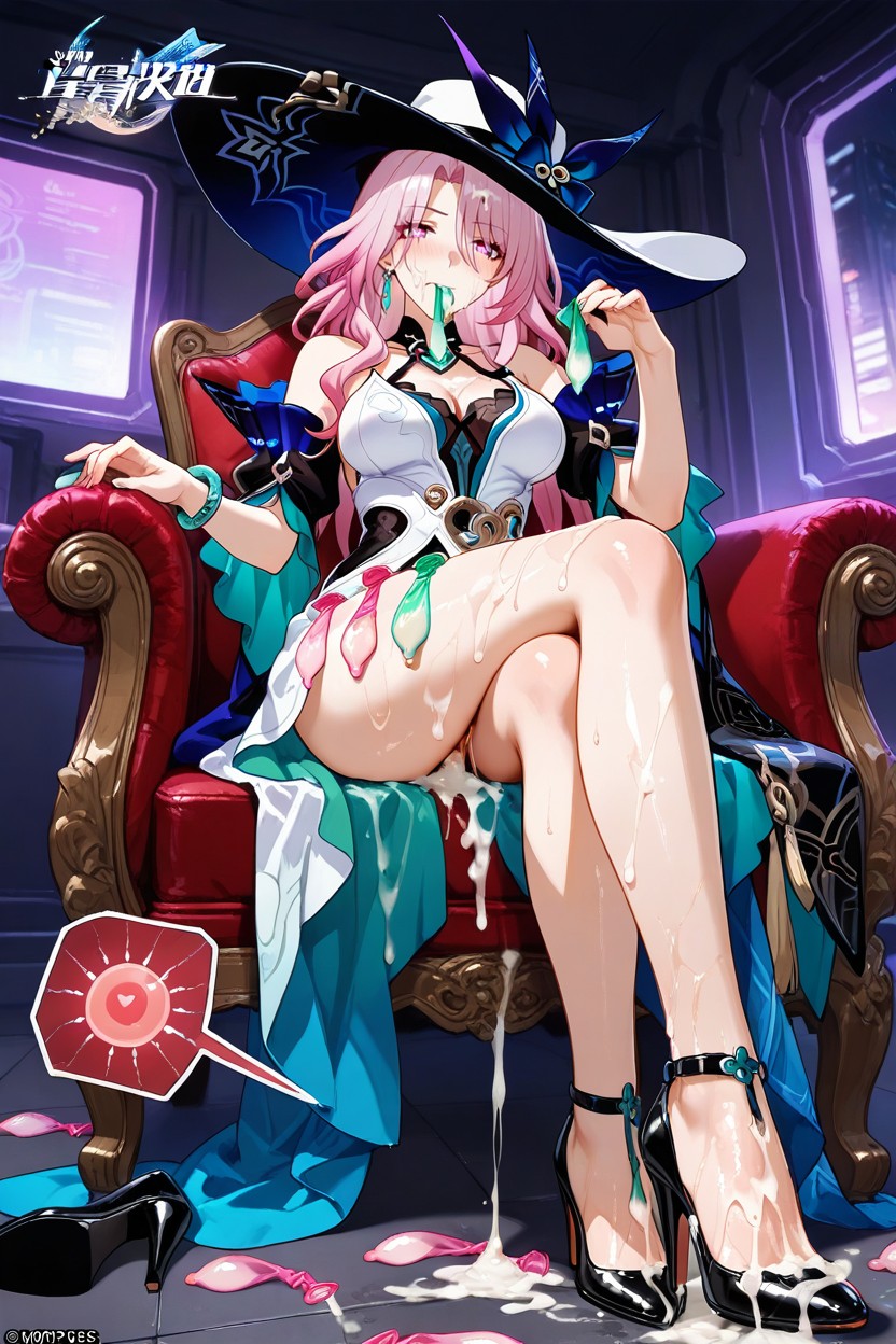 Cum Everywhere, Cum On Legs, Covered By Cum Hentai AI Porn