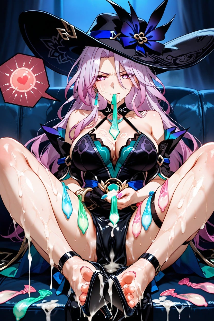 Jade From Honkai Star Rail, Semen Soaked High Heels, Skinny Hentai AI Porn