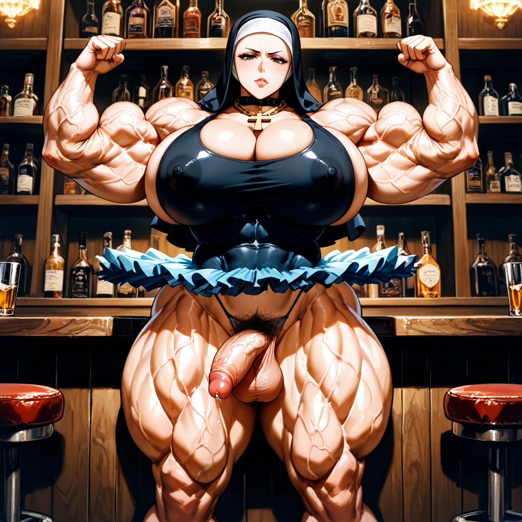 Bodybuilder, Muscle Shoulders, Abs Hentai AI Porn