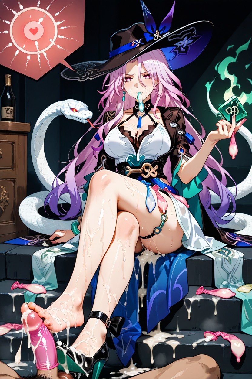 Cum Dump, Semen Soaked High Heels, Drinking Semen Hentai AI Porn