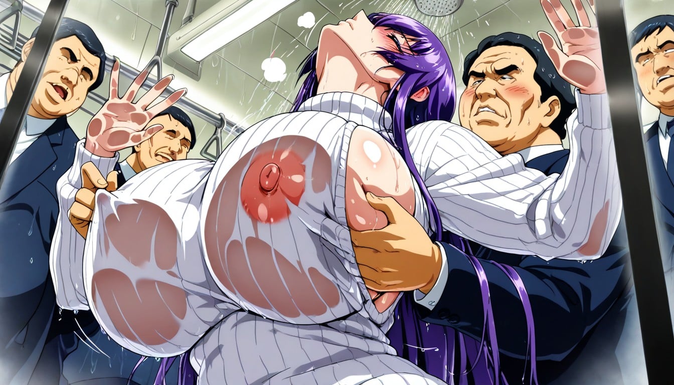 Bust Shot, Nipple Pinch Her Breasts, Massive Ass Hentai AI Porn