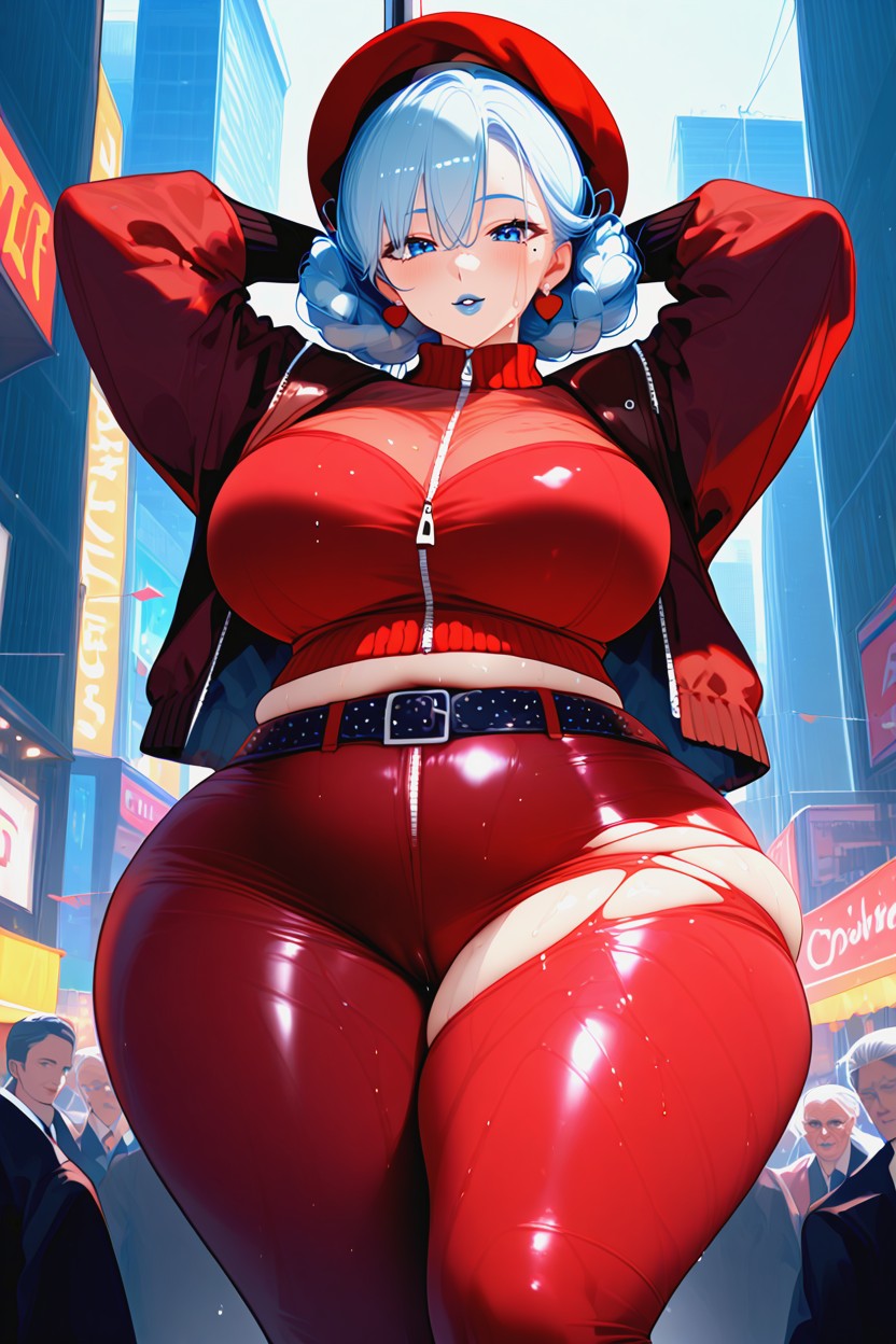 60+, Flexible, Black Gloves Hentai AI Porn