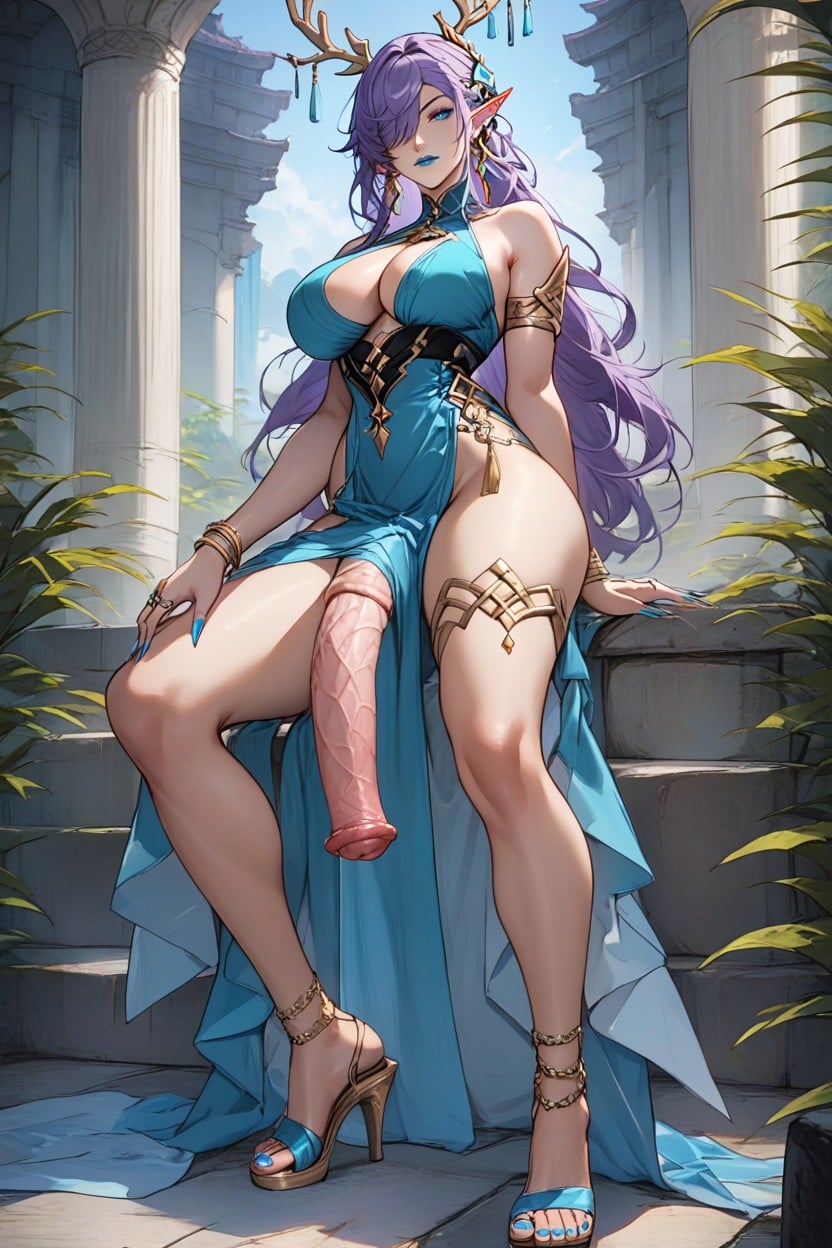 Cleavage, Lauma, Pelvic Curtain Hentai AI Porn