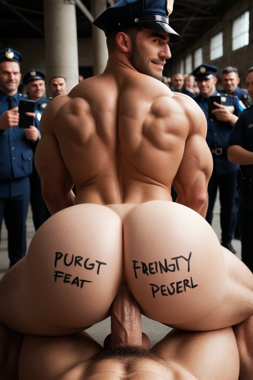 Smirk, Top Cant Move, Massive Ass AI Gay Porn