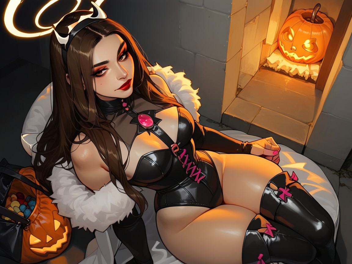 18+, Red Lipstick, Pretty Diva Face Hentai AI Porn