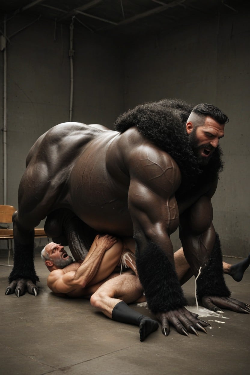 Cum Explosion, Massive Cock, Transman With Extreme Claws AI Gay Porn
