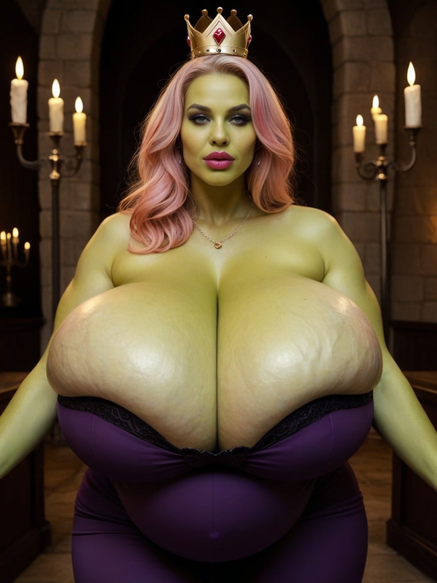 Evil Queen Crown, Hyper Hips, Wasp Waist AI Porn