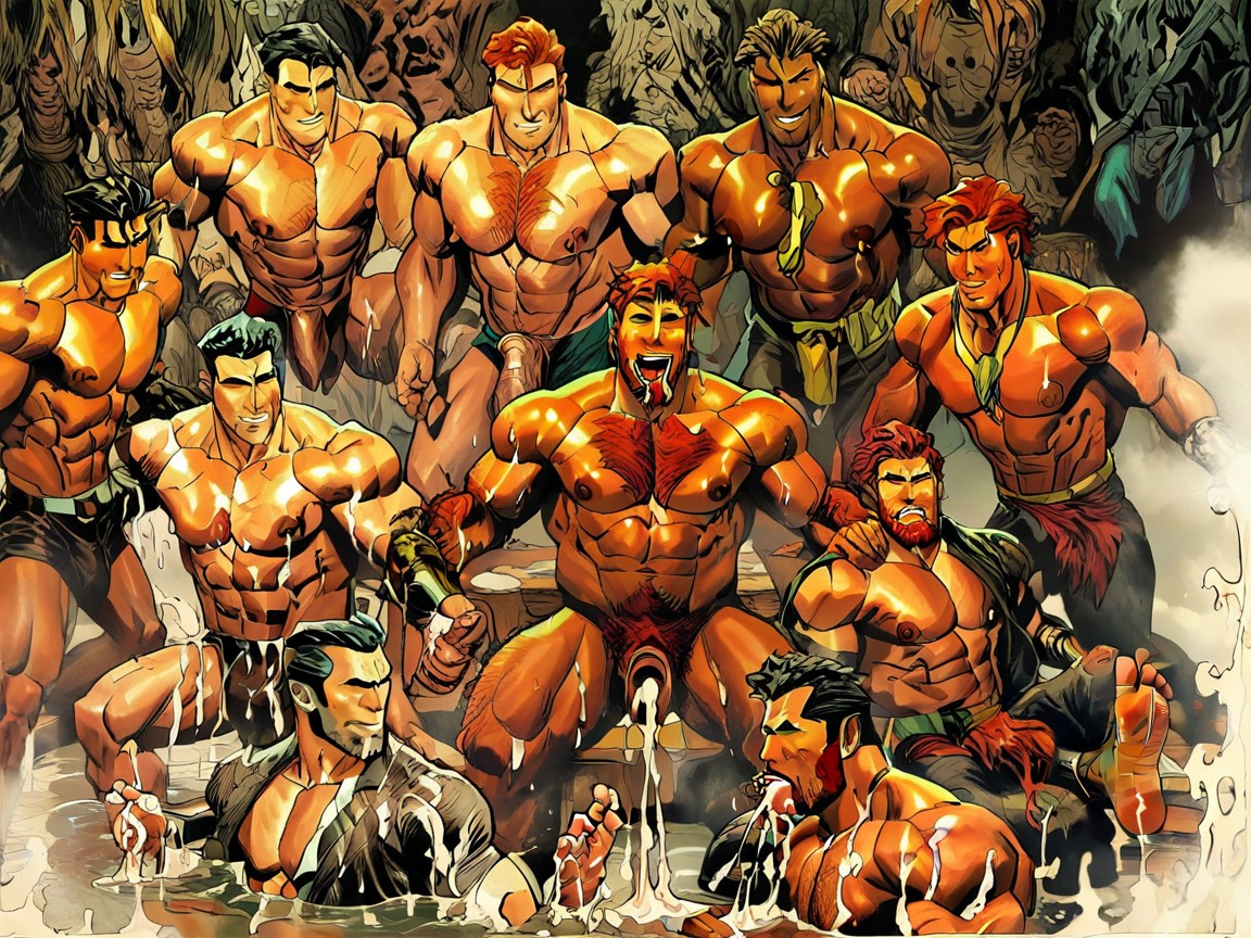 Muscle Man Has A Pussy, Huge Sweaty Soles Of Feet In Male Mouths, Only Dark Brown Skin Men AI Gay Porn