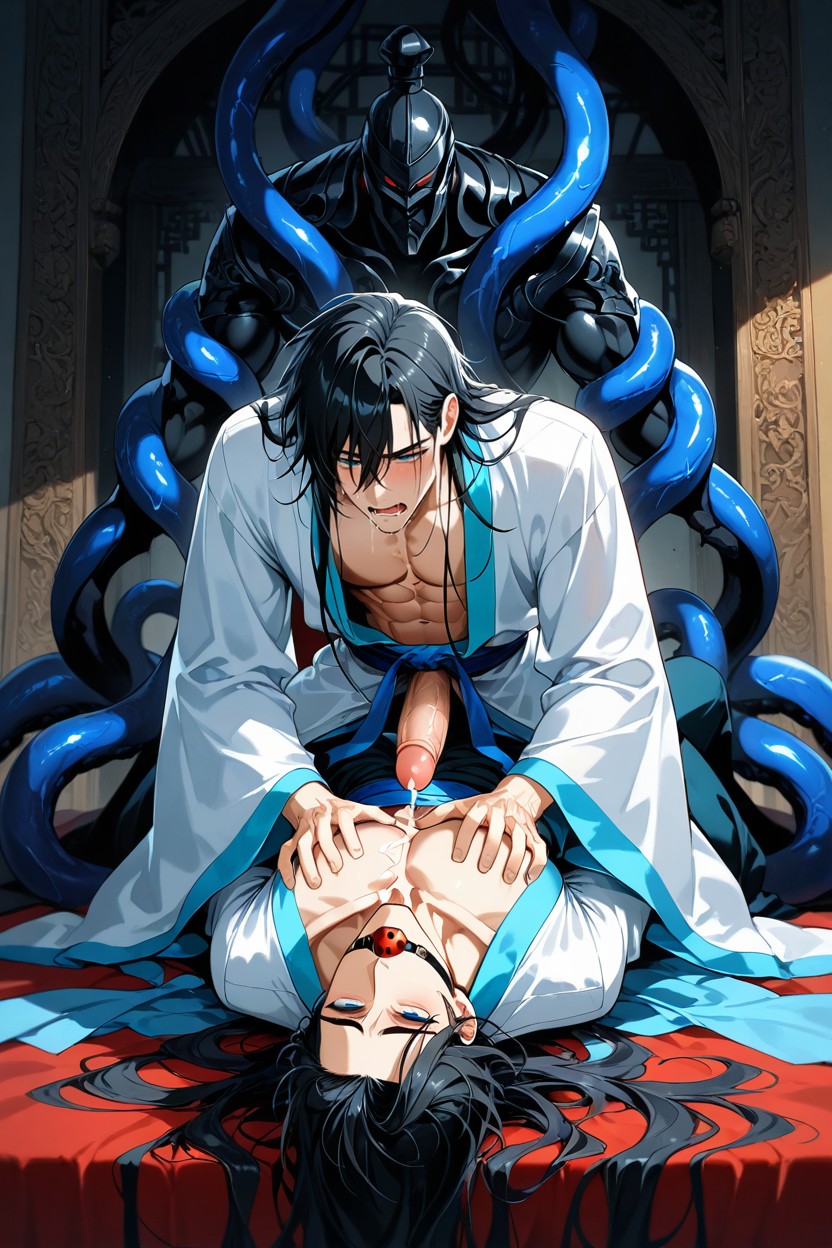 Yaoi, With A Bit Of Pattern To Create A Mysterious, Open Shirt AI Gay Porn