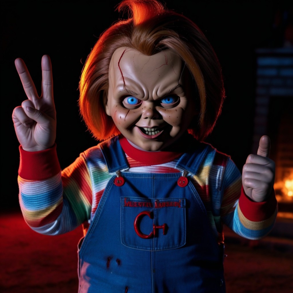 Original Chucky From Chld's Play Movie, Cosplay, Horror AI Porn