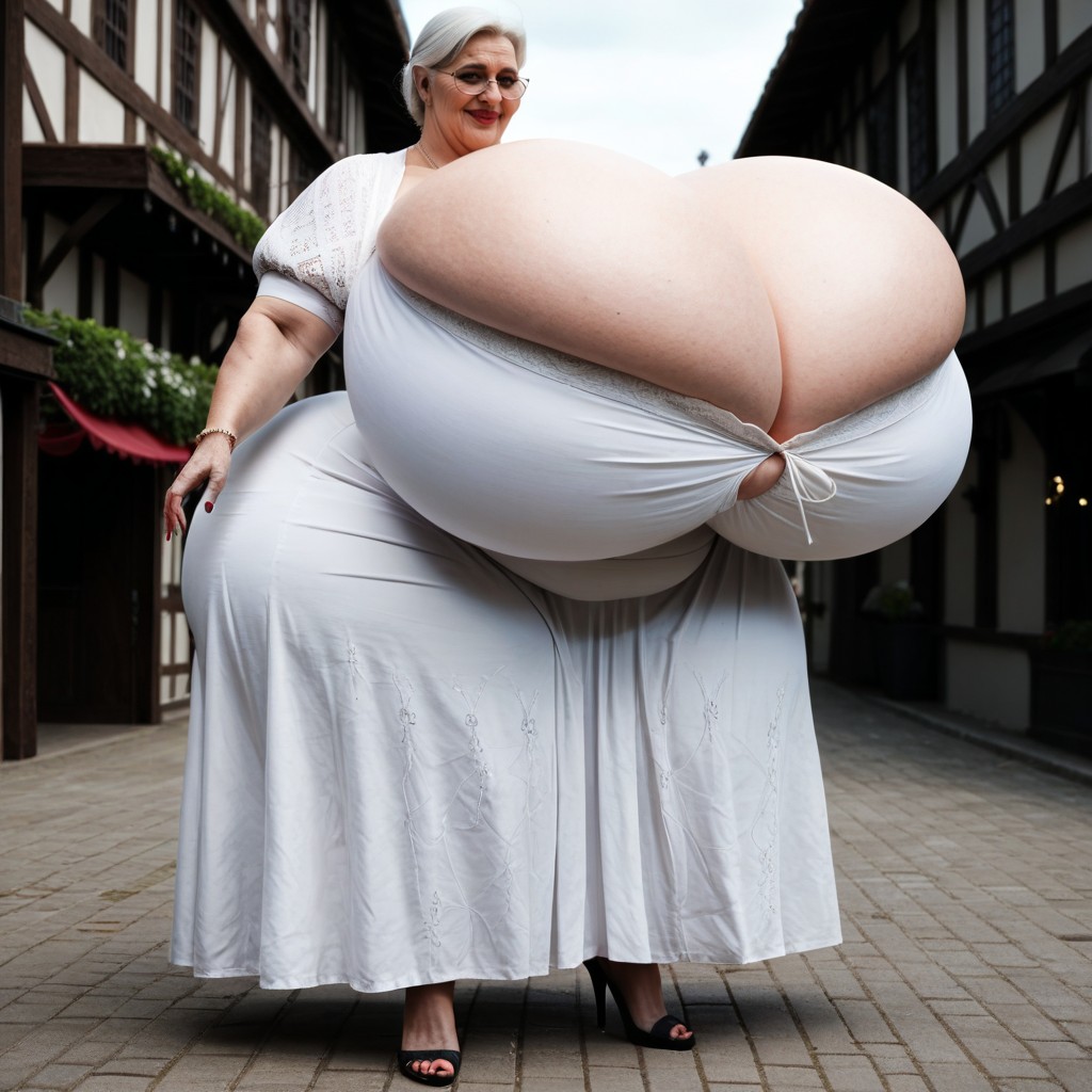 Full Body, Colossal Breast, Large Ass AI Porn