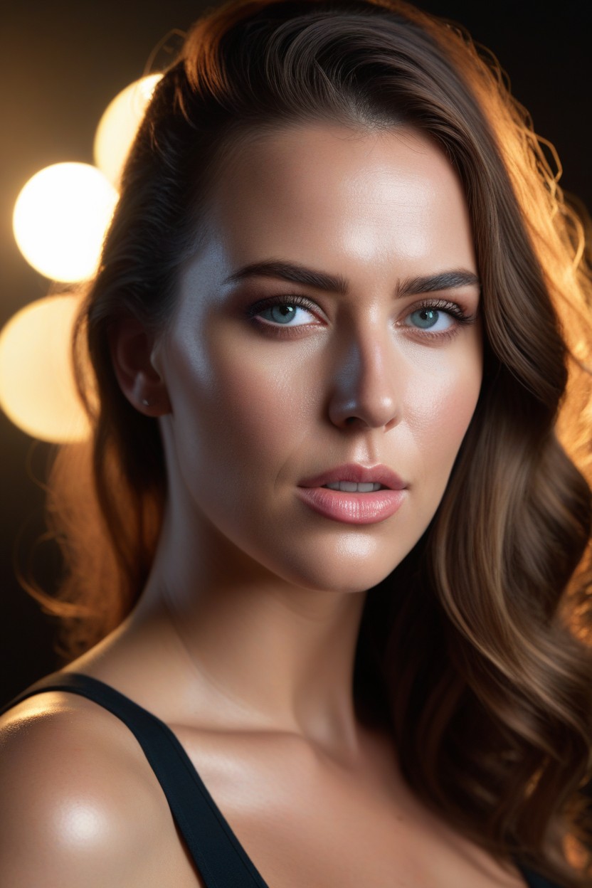 Colored, Soft Key Light, Perfect Lighting AI Porn