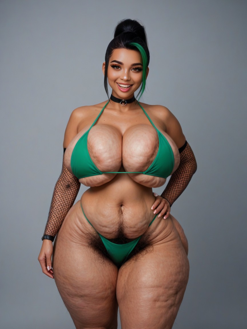 Breast Expansion, Cellulite Gigantic Thighs, Hairy Stomach AI Porn