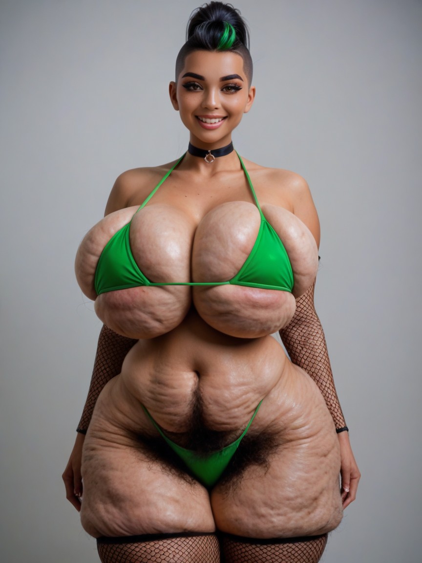 Excessive Body Hair, Oiled Skin, Underboob AI Porn