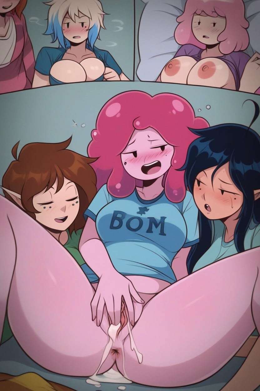 Women Aroused Watch, Showing Asshole Inviting Viewer, Fem Orgy One Lucky Man Pov Hentai AI Porn