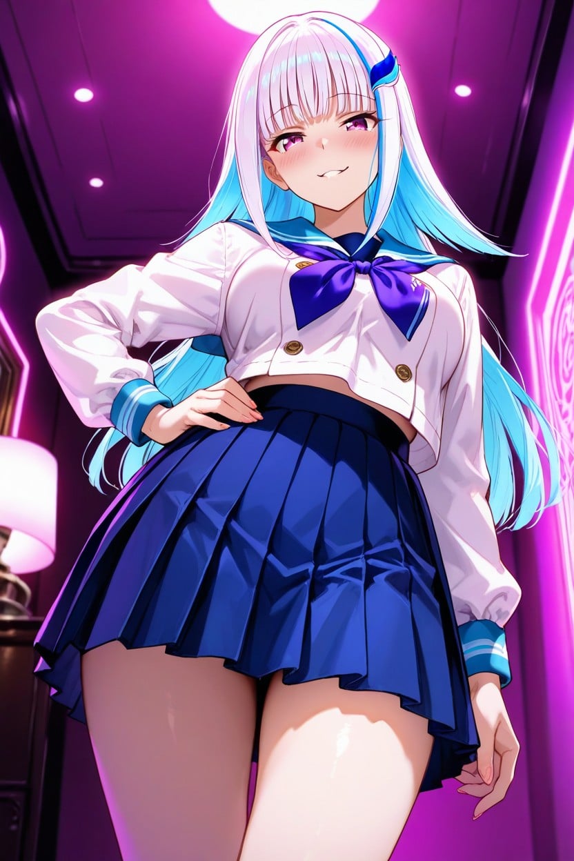 25+, Contemptuous Smile, Cinematic Lighting Hentai AI Porn