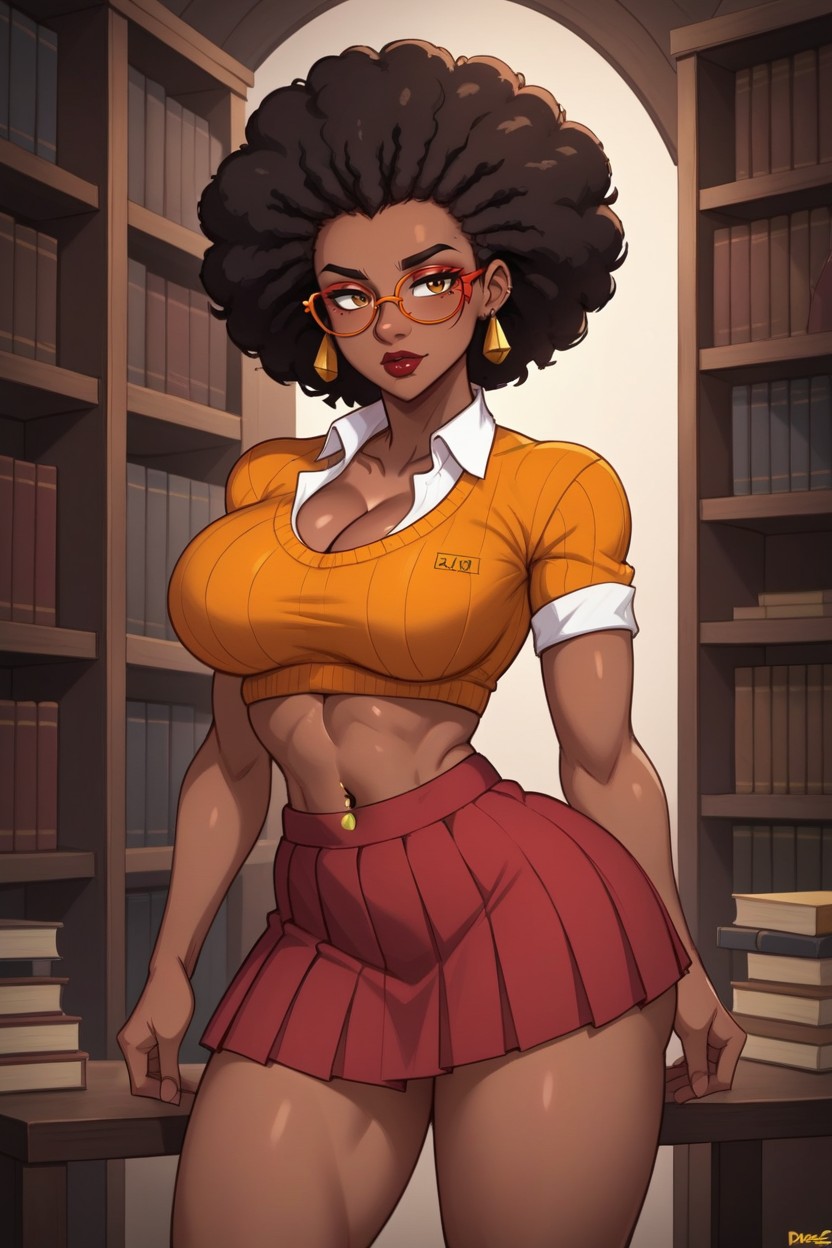Medium Breasts, African, Plumped Butt Hentai AI Porn