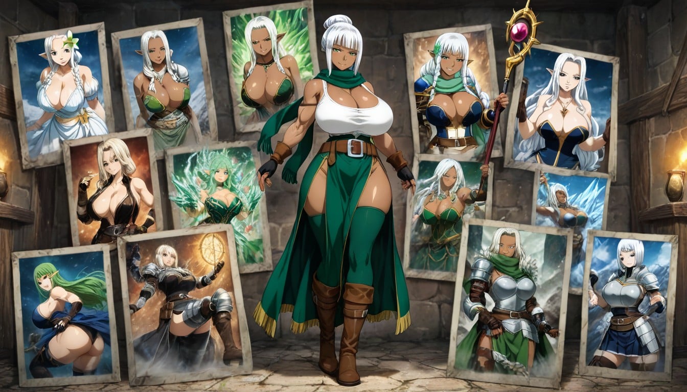 Wide And Thick Belt, Staff Aim, Flying In The Middle Of A Heavy Blizzard Hentai AI Porn