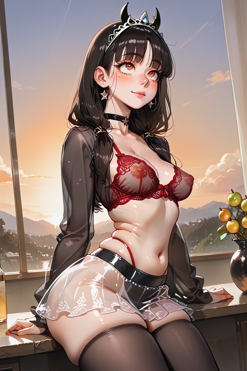 Extremely Tight Butt, Slutty, Prominent Hip AI Porn