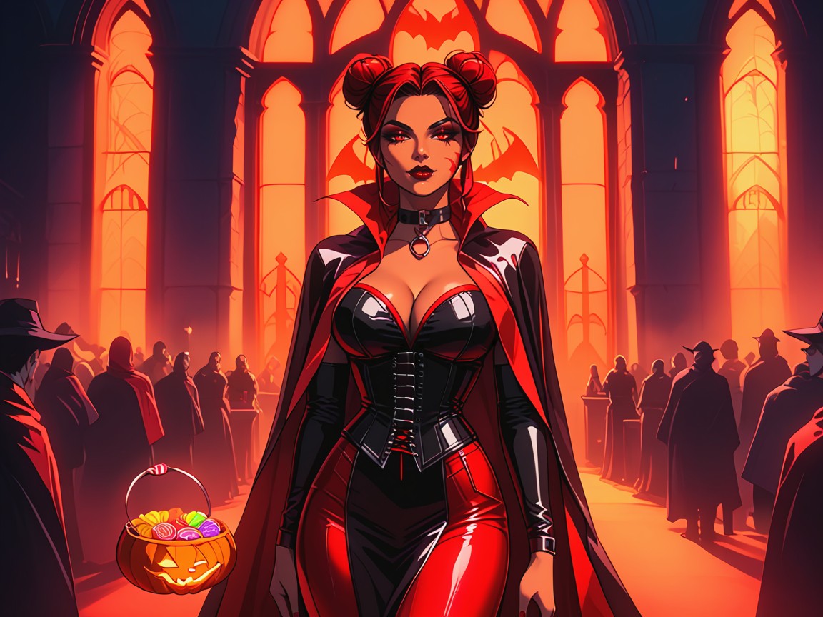 Cape, Vampiro, Mansion Location Porno latina IA