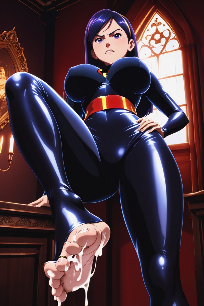 Skin Tight Suit, +, Detailed Face Hentai AI Porn