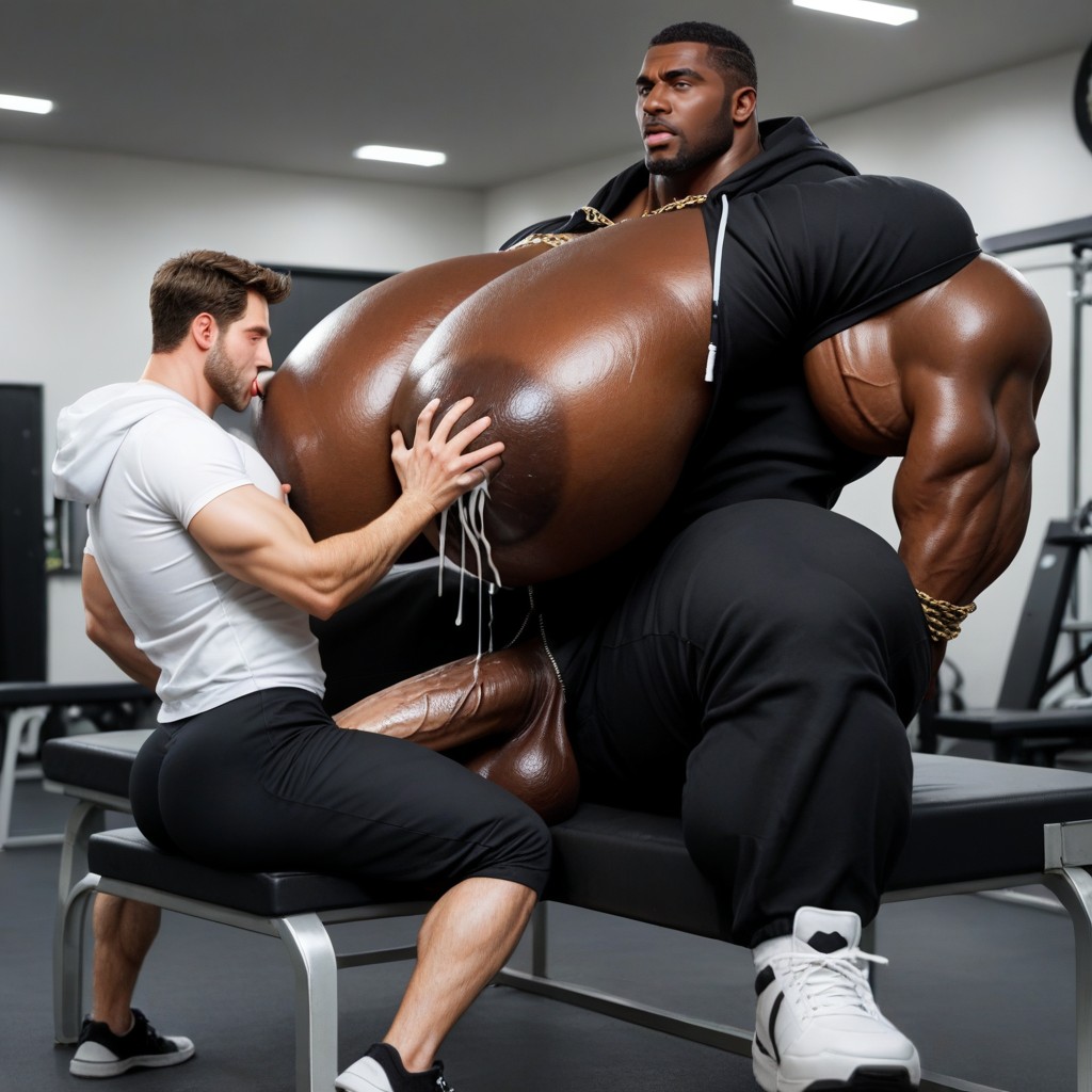 Hyper Bulky, Gay Pornhyper Breasts, Pec Garbbing AI Gay Porn