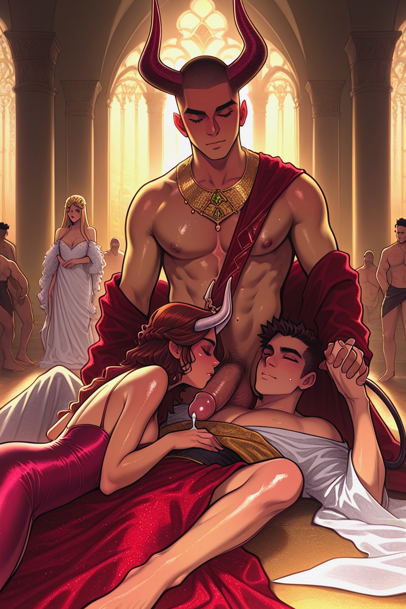 Skinny, Angel, Harem AI Gay Porn
