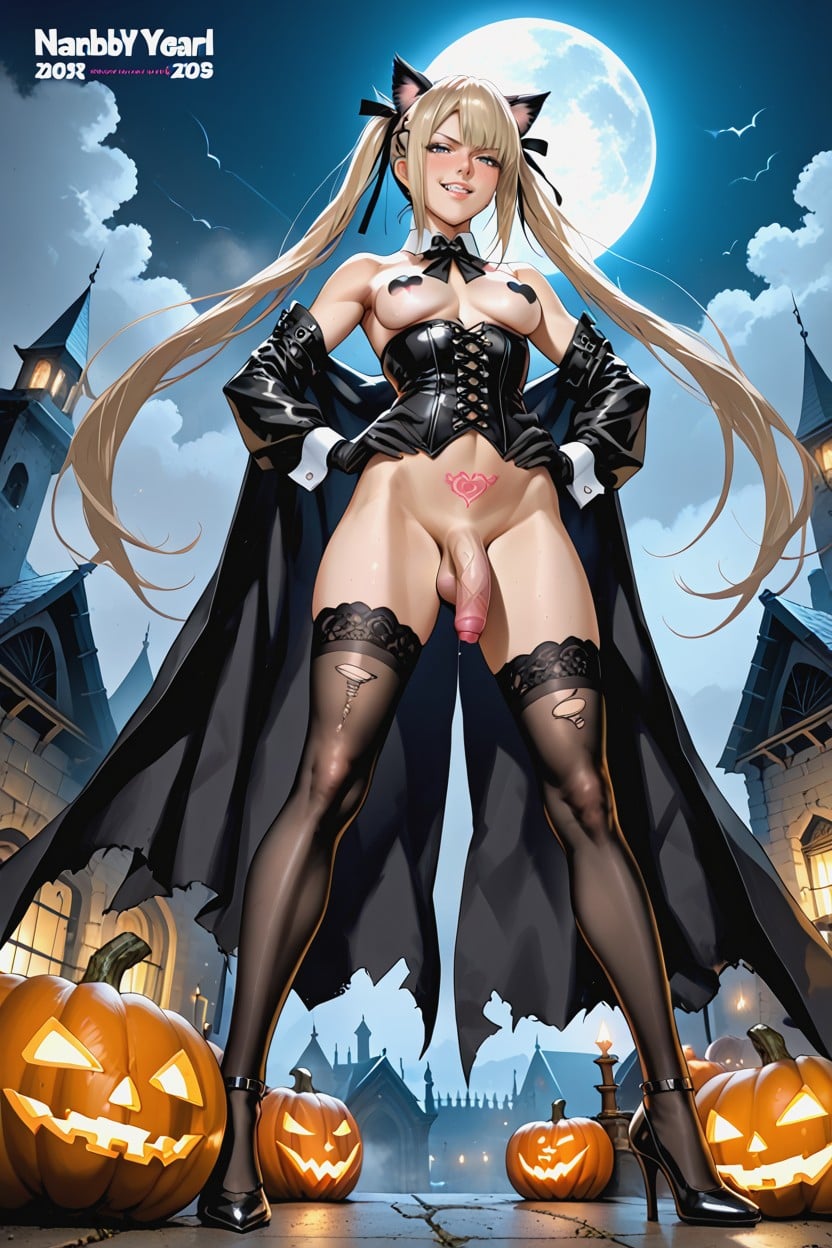 Pointy Erected Nipples, Fog, Underfed Body Shemale AI Porn