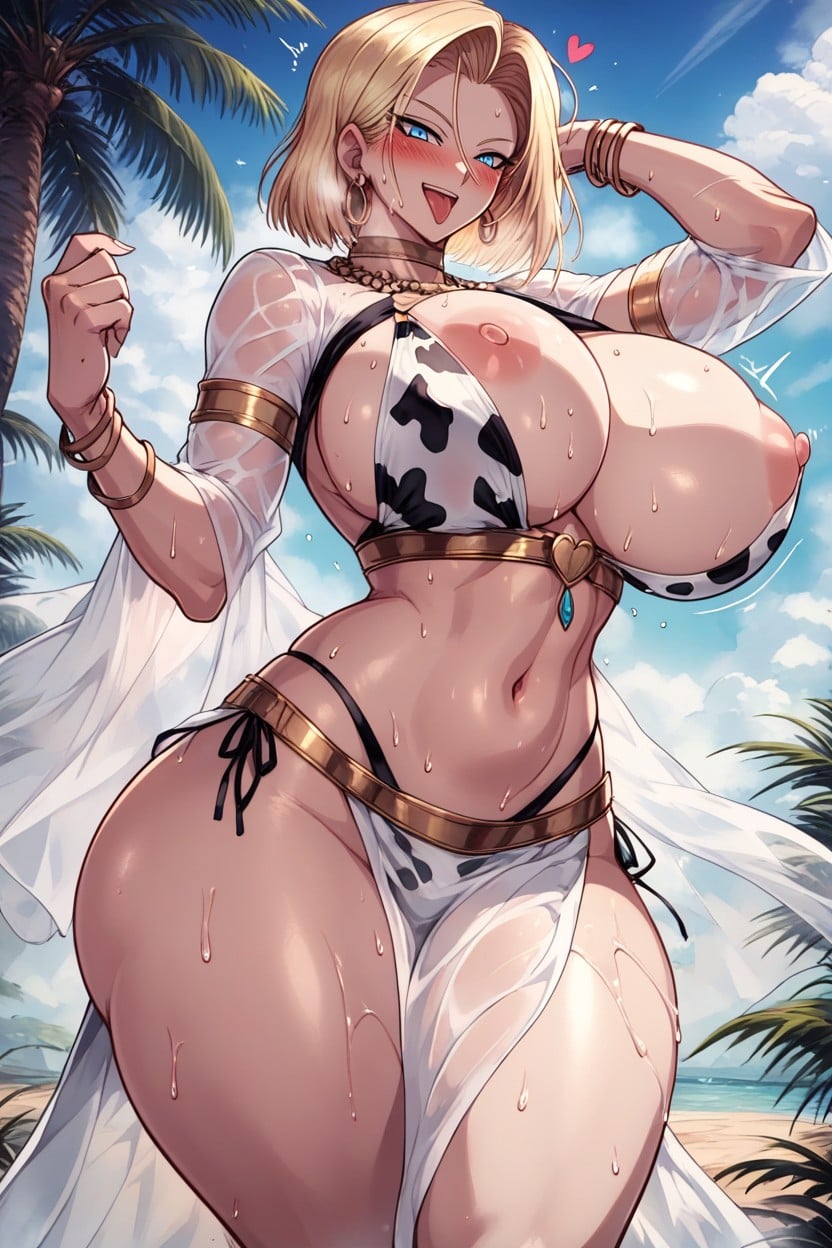 Sweaty, Curvaceous, Horny Hentai IA