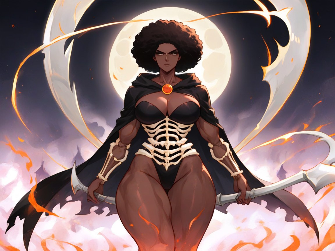 Afterimage, Strong Thighs, Wide Chest AI Porn
