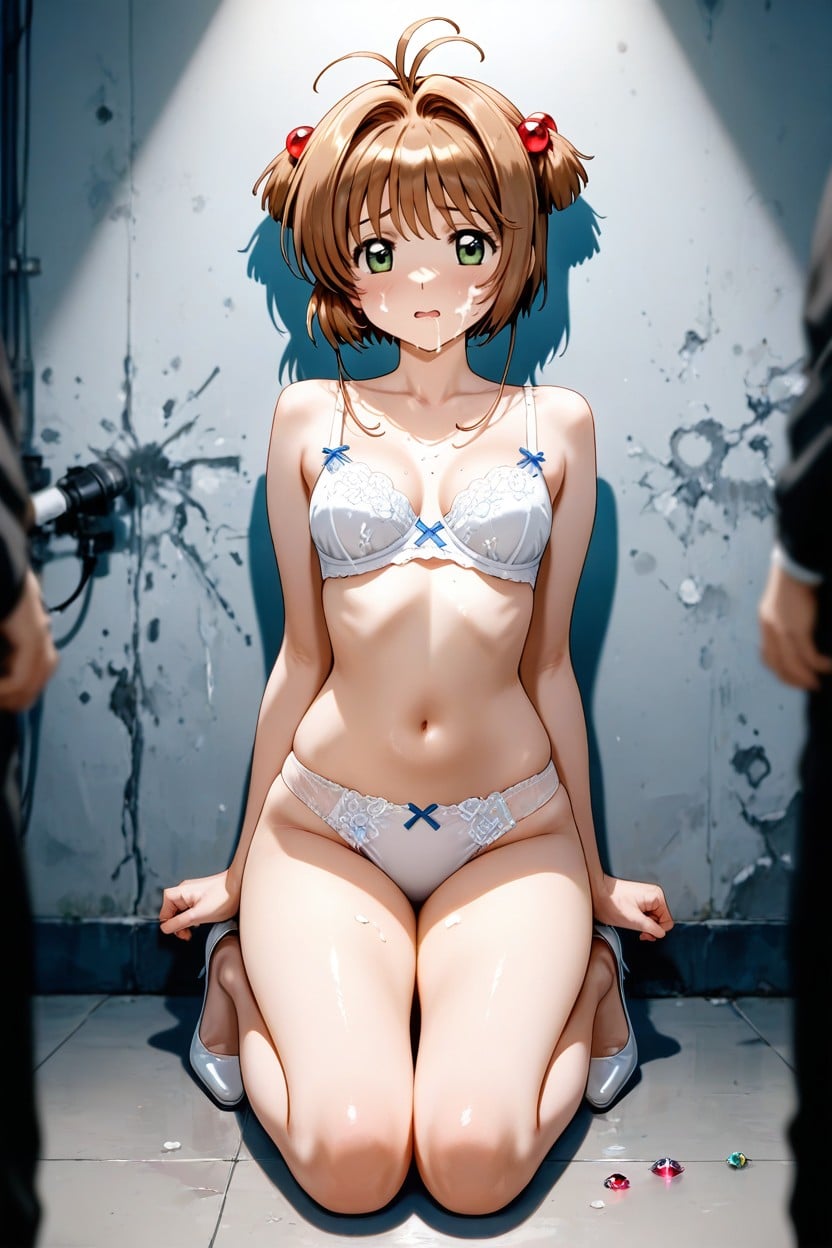 25+, Leaning Against A Gray Textured Wall, Pose Hentai AI Porn