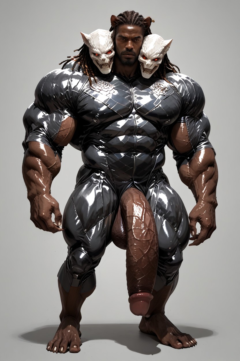 Cerberus Knight, Standing Cock, Hyper Cock AI Porn