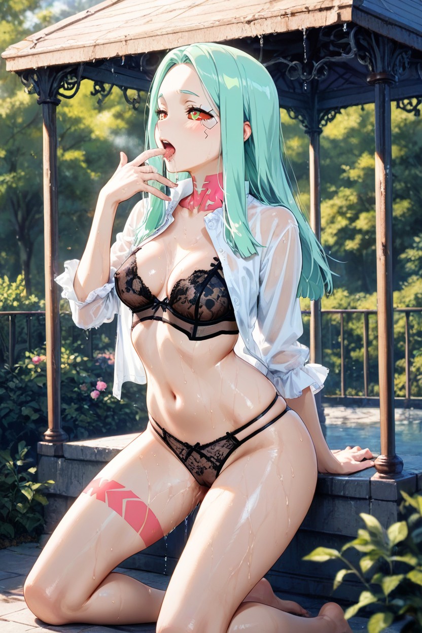 View From Chest To Waist, Excited, Nipple Outline Hentai AI Porn