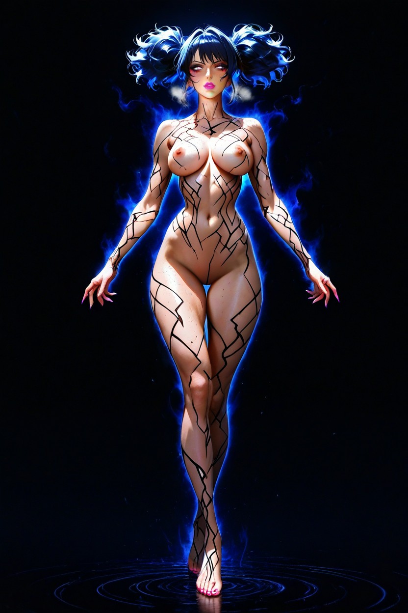Full Body, Twintails, Attractive Hentai AI Porn