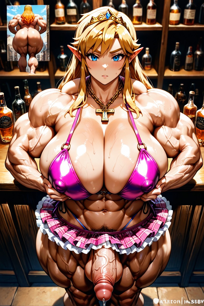 Bodybuilder, Cleavage, Massive Ass Hentai AI Porn
