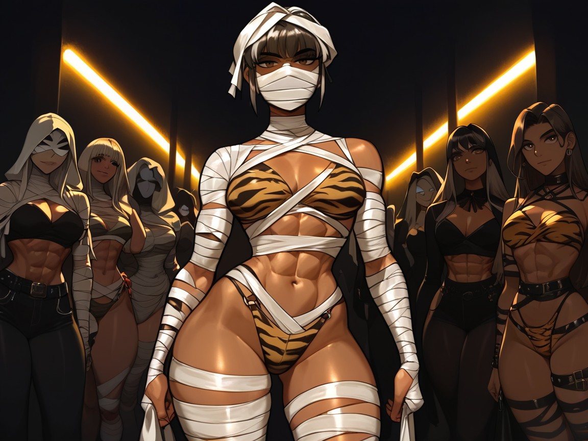 Mummy Wraps, Street Location, Latina Hentai AI Porn