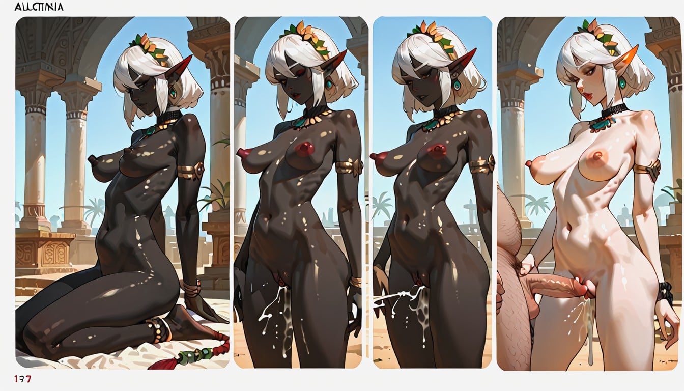 Full Body, Three Panels, Detailed Bodies Hentai AI Porn