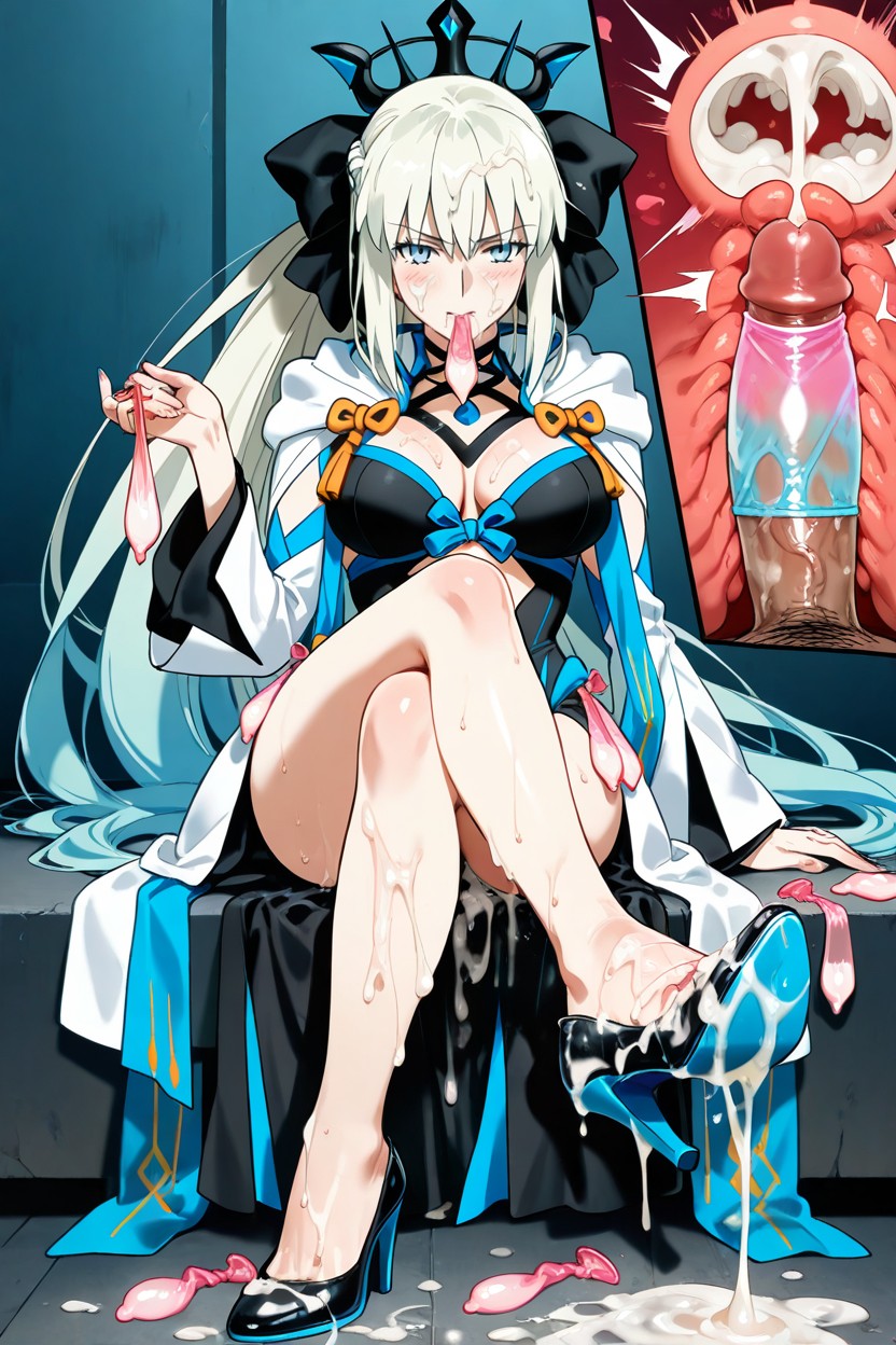 Drenched In Cum, Medium Breast, Fertilization X-ray Hentai AI Porn