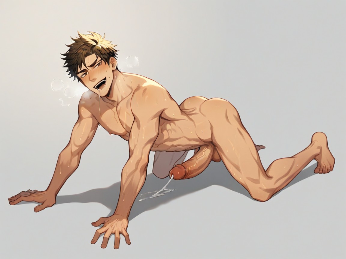 Spikey Hair, Of God, Precum AI Gay Porn