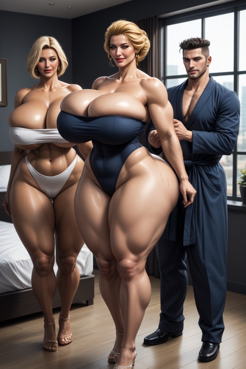 Hot Plump Pawg, Full Body, Voluptuous AI Porn