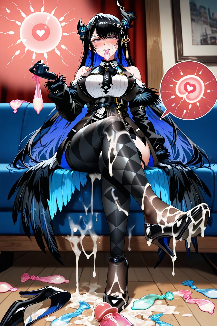 Style Anime, Medium Ass, Wet Clothes Hentai AI Porn