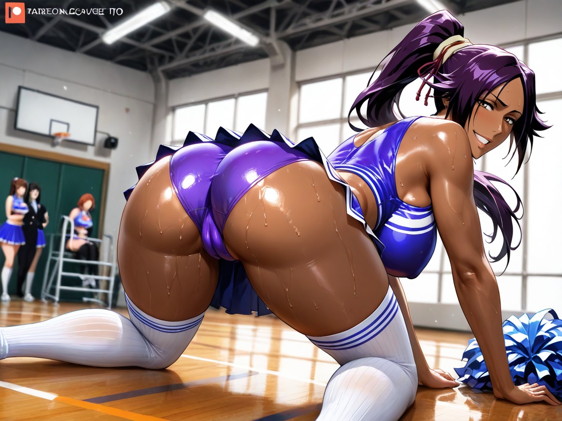 Shapely, High Ponytail, Massive Ass Hentai AI Porn