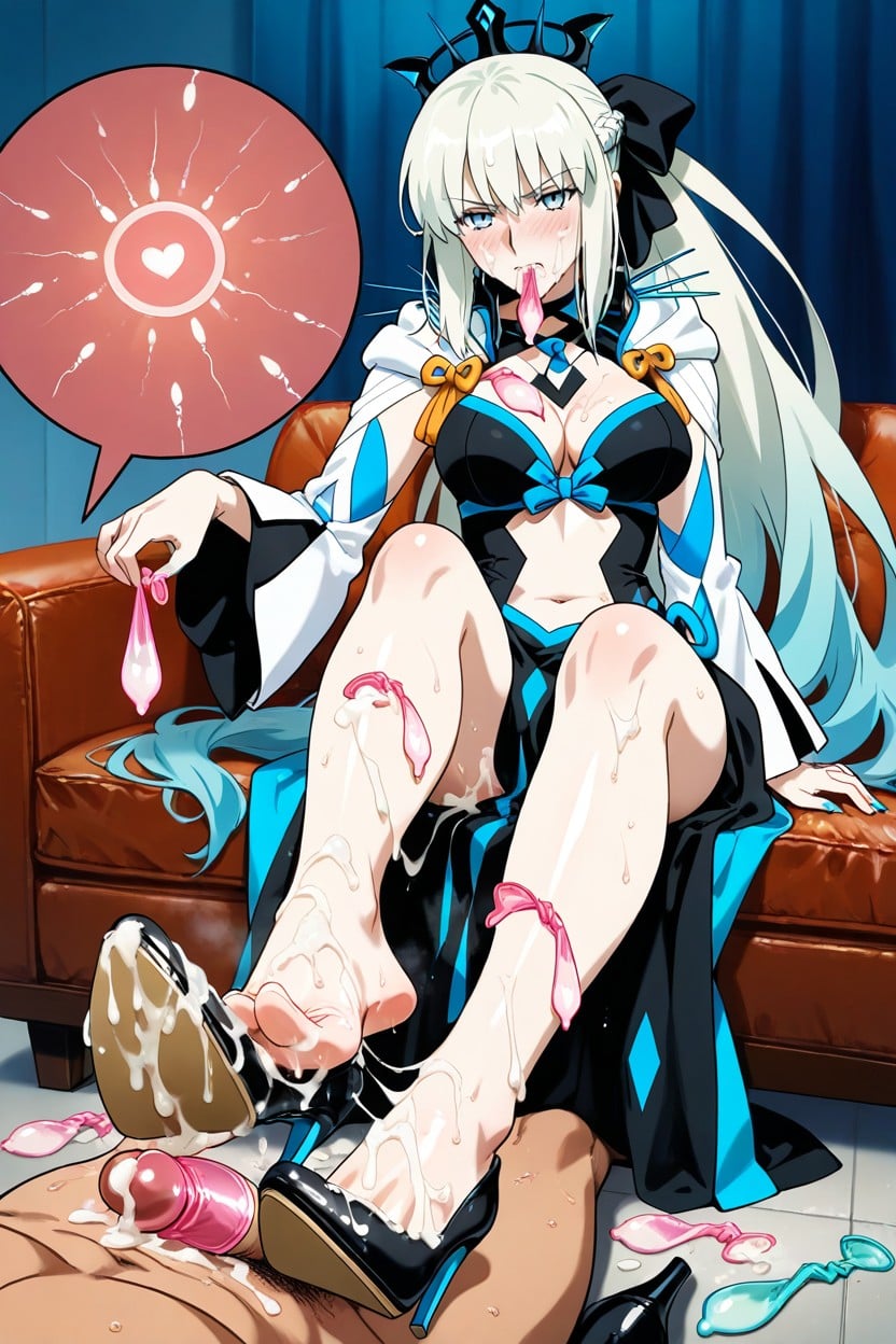 Drinking Semen, Condom, Wet Clothes Hentai AI Porn