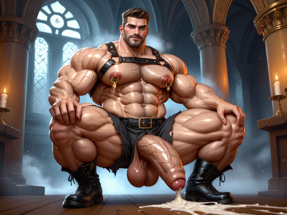 25+, Broad Ripped Shoulders, Angry AI Gay Porn