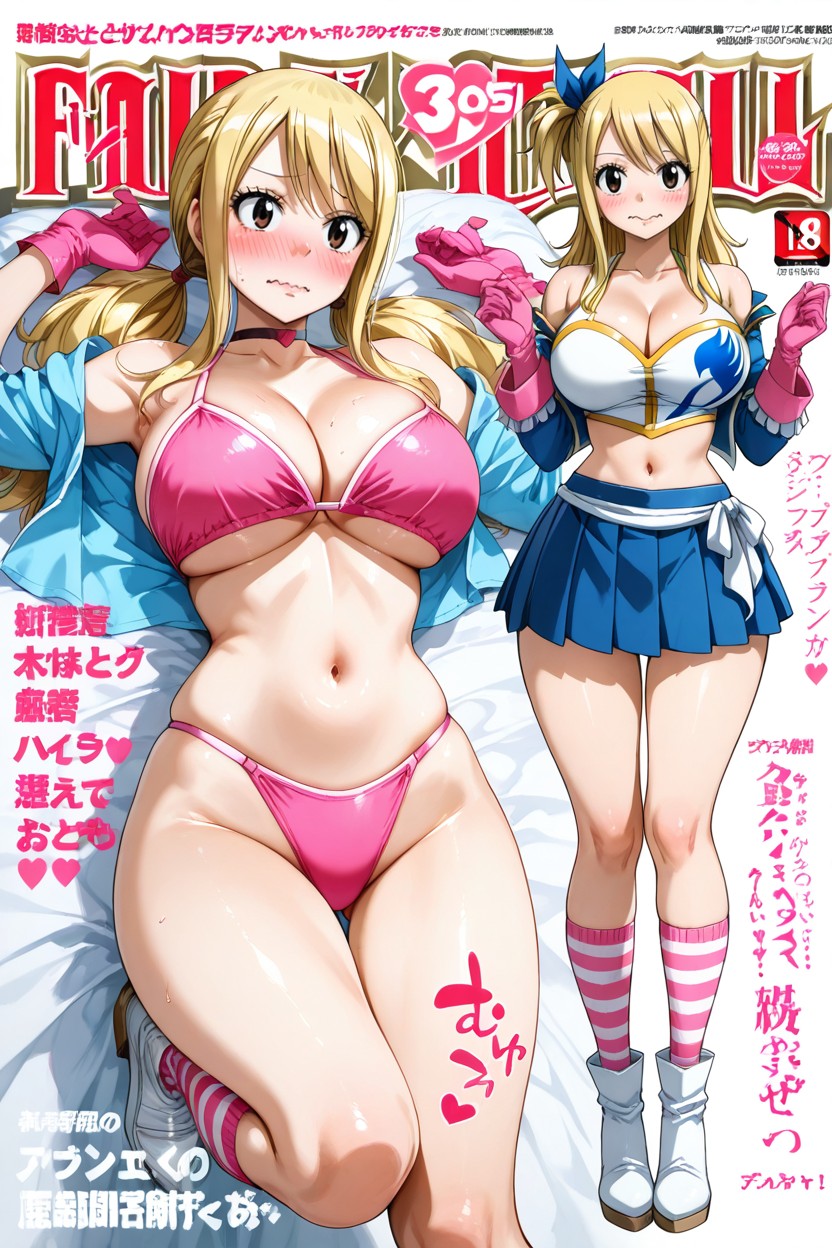 Cross Eyed, Off Shoulder, Embarrassed Hentai AI Porn